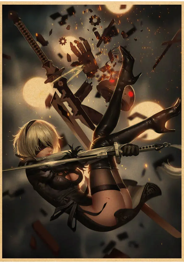 Hot 2B Game Nier Automata Poster