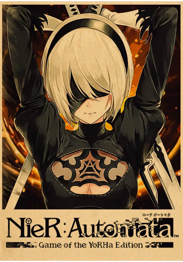 Game of the YoRha Edition - 2B Game Nier Automata Poster