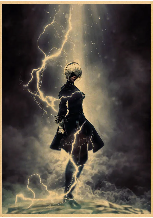 Art 2B Game Nier Automata Poster