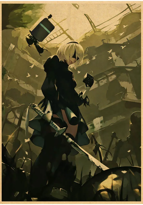 Cool 2B Game Nier Automata Poster