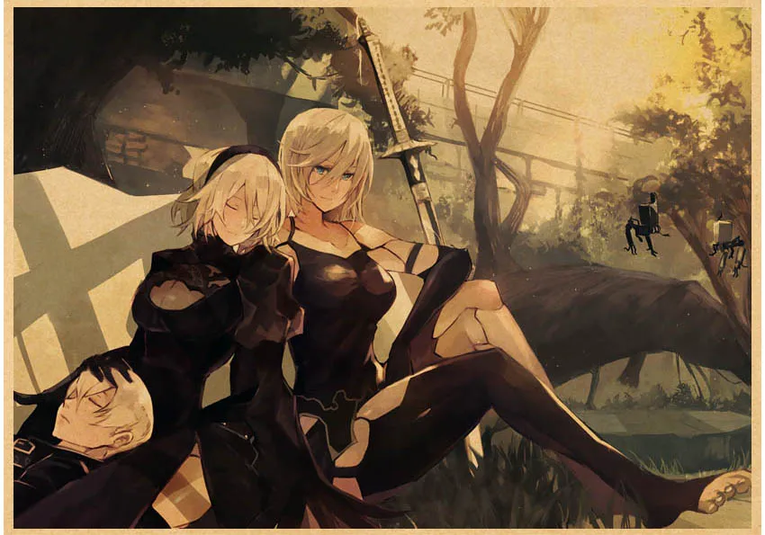 2A & 2B Game Nier Automata Poster