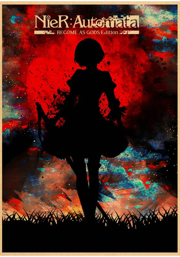 Become As Gods Edition - 2B Game Nier Automata Poster