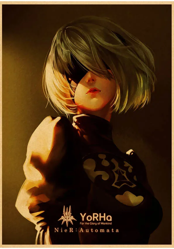 YoRHa 2B Game Nier Automata Poster