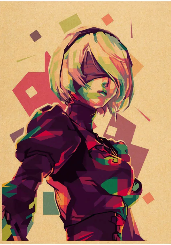 Color 2B Game Nier Automata Poster