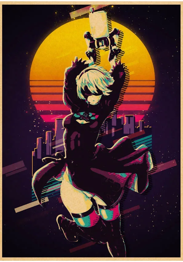 New 2B Game Nier Automata Poster