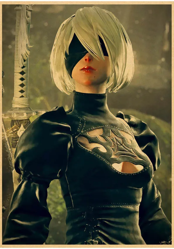 New Design 2B Game Nier Automata Poster