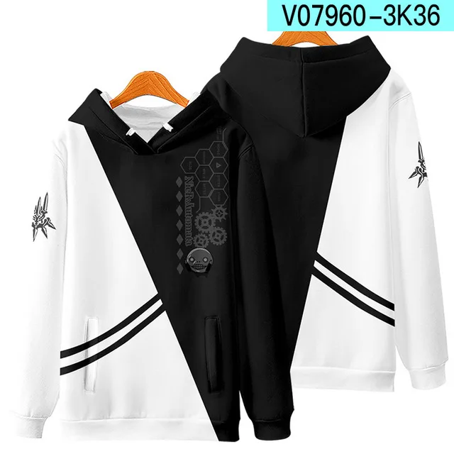 Hot NieR:Automata 3D Zipper Hoodie