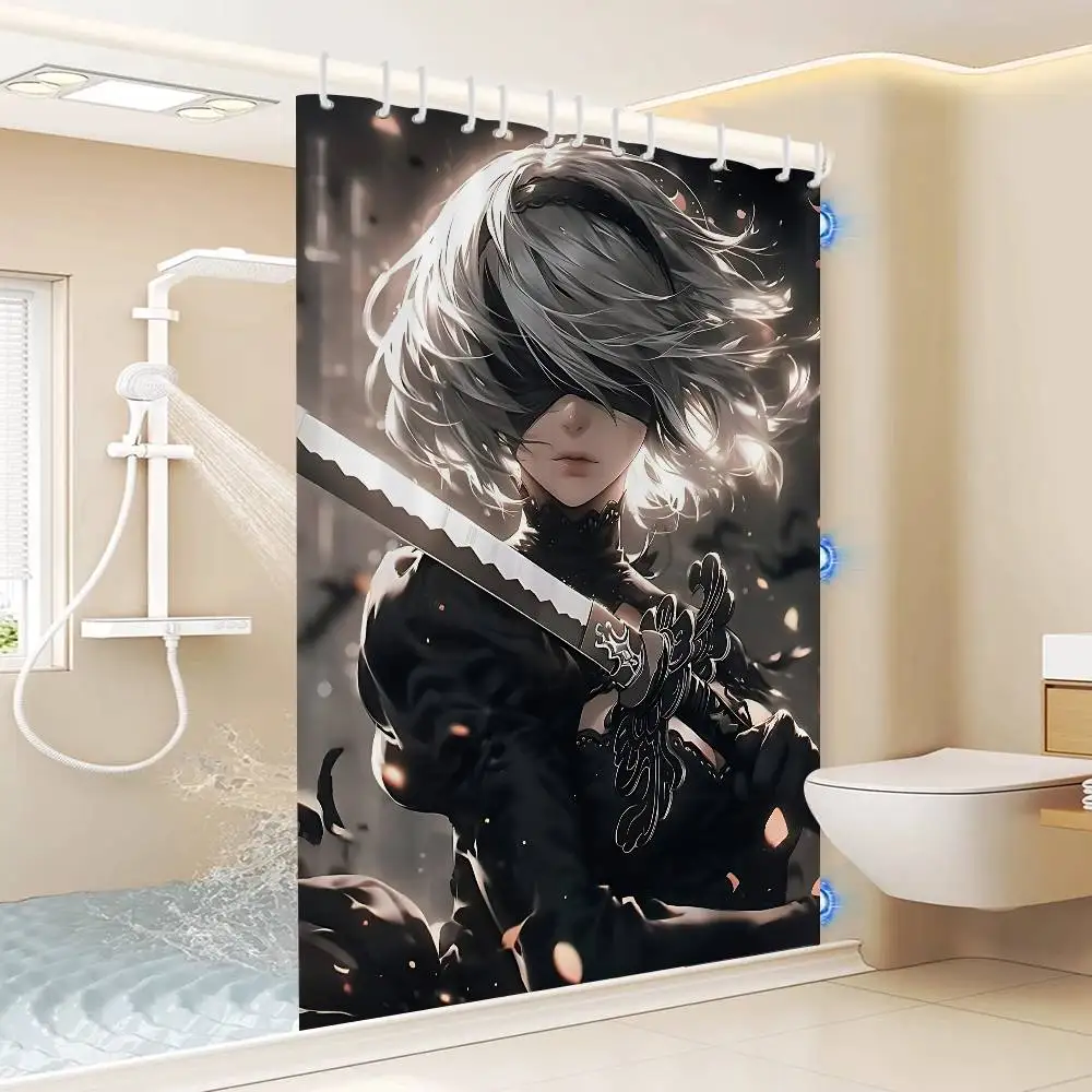 New Design Nier Automata Anime Modern  Shower Curtain
