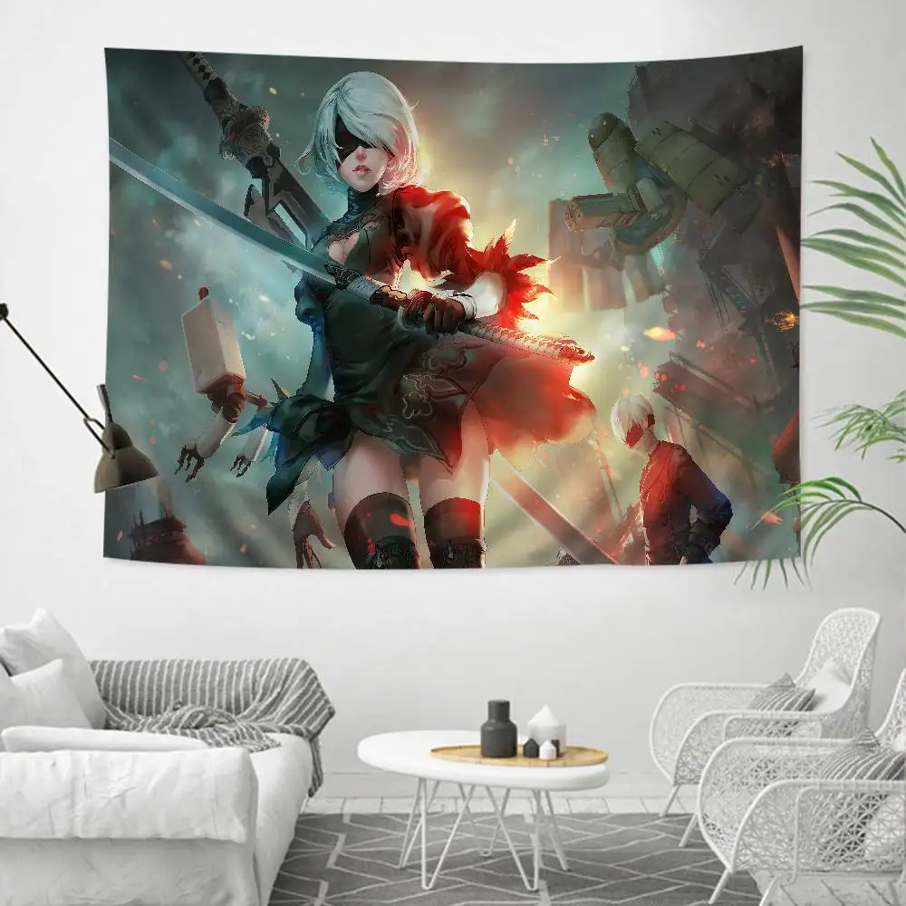 New Item NieR Automata Anime Tapestry