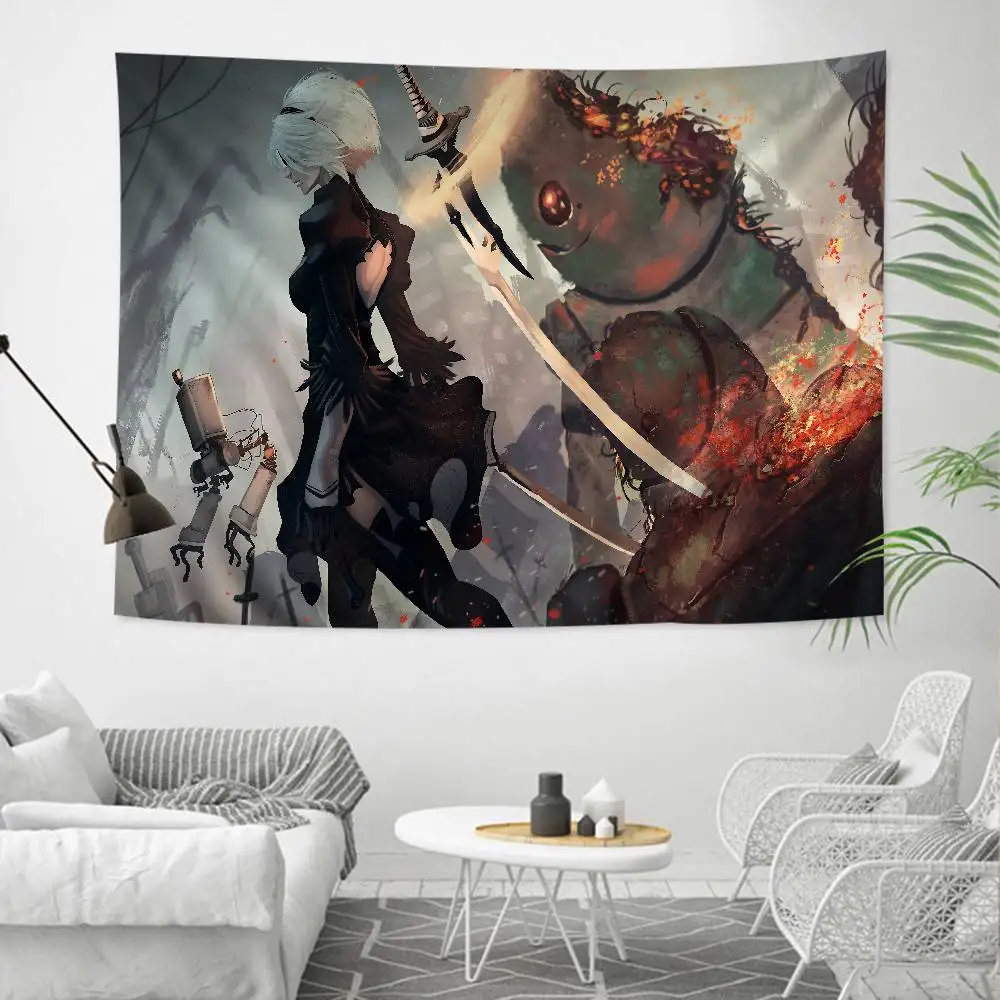 New NieR Automata Anime Tapestry
