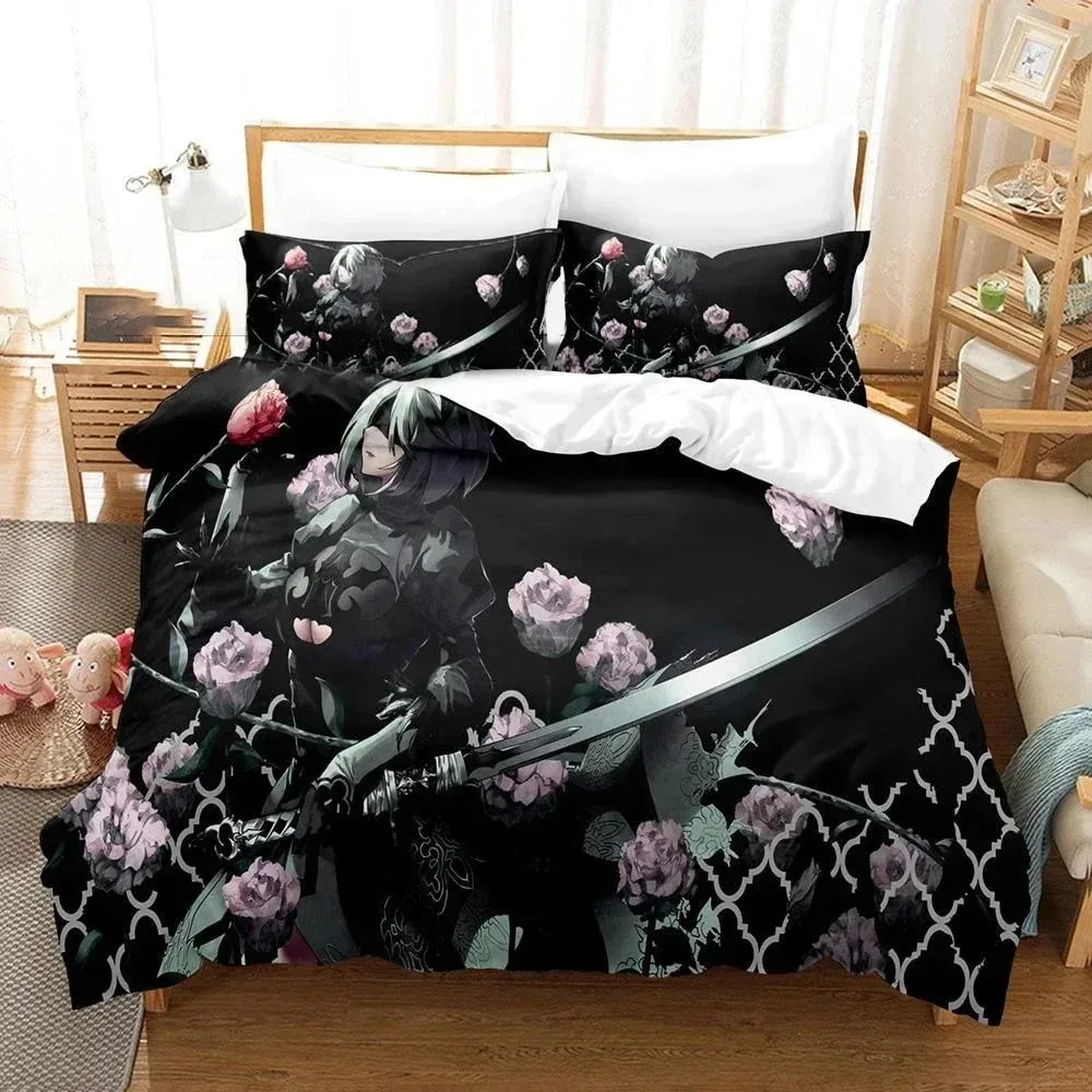 New Design NieR Automata YoRHa No.2 Type B 2B Bedding Set