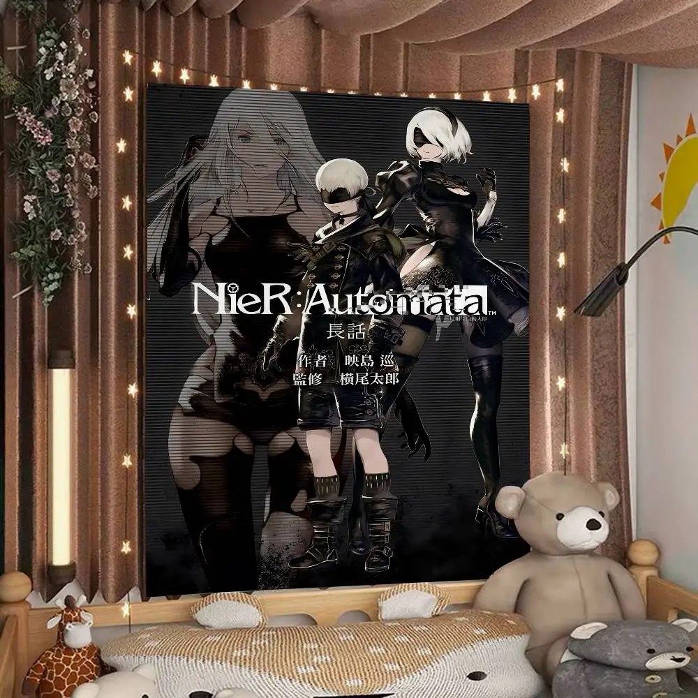 All Character NieR Automata Tapestries