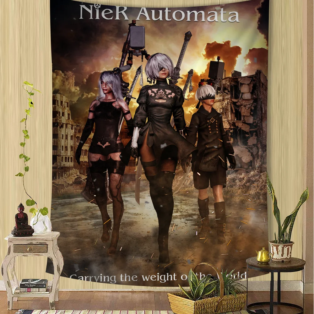 New Design NieR Automata Tapestry