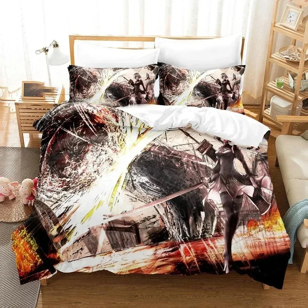 Hot NieR Automata YoRHa No.2 Type B 2B Bedding Set