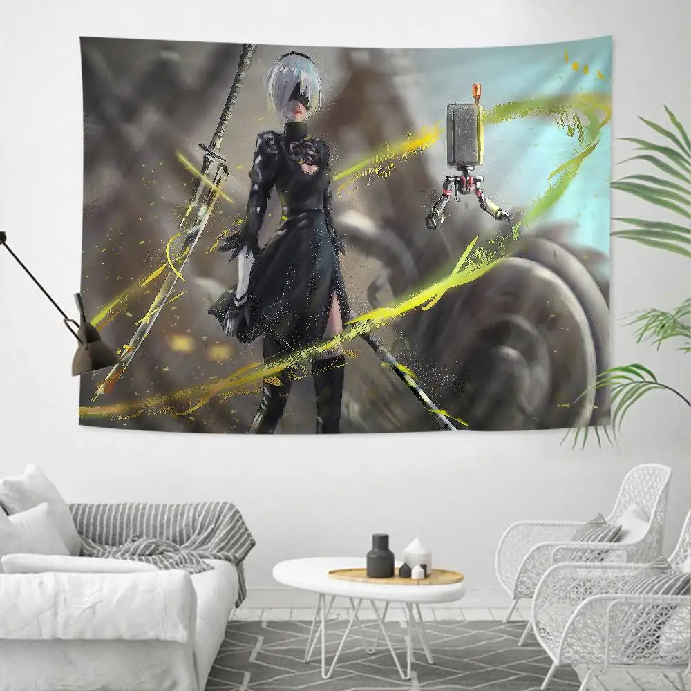 Best Item NieR Automata Anime Tapestry