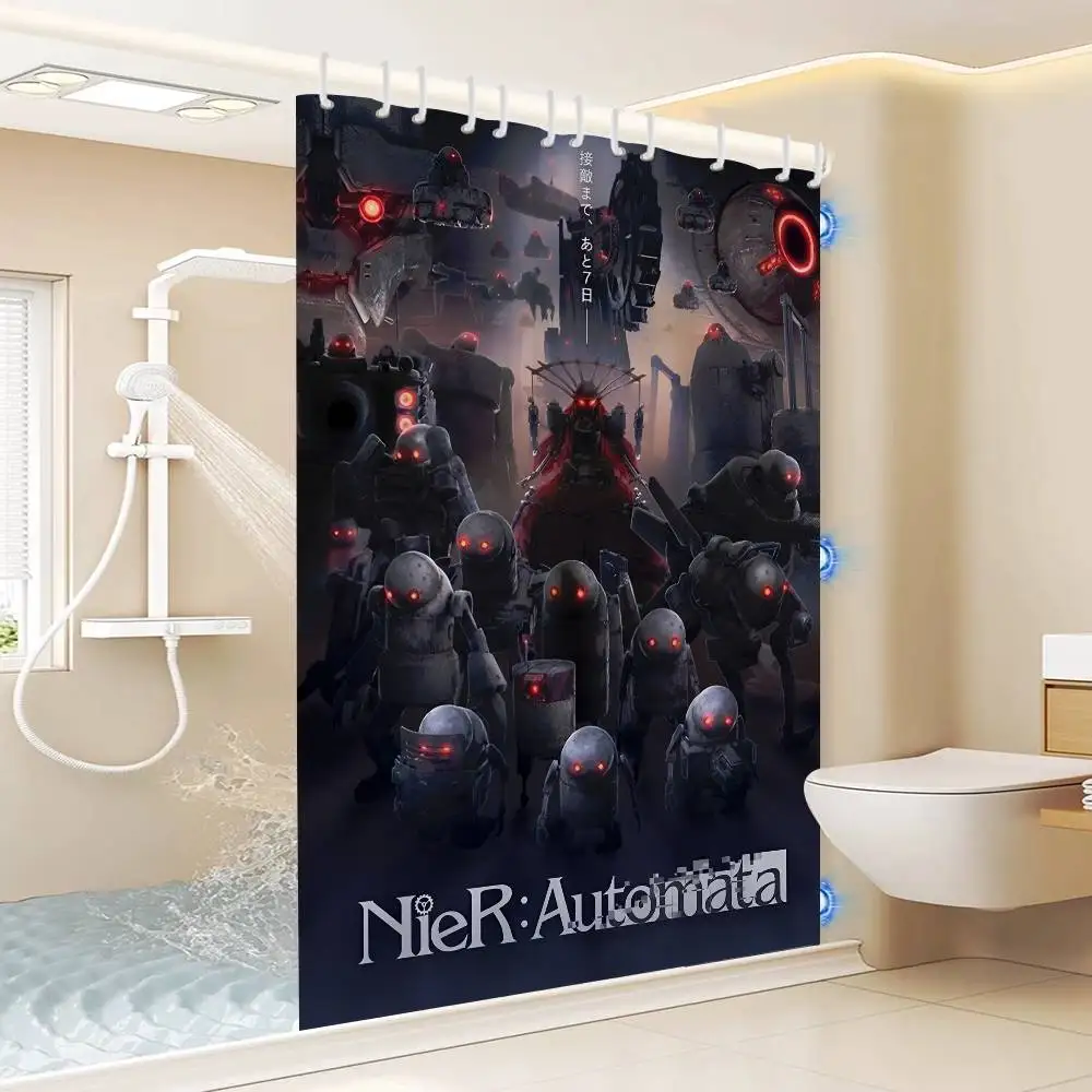 Must Have Nier Automata 2B Shower Curtains