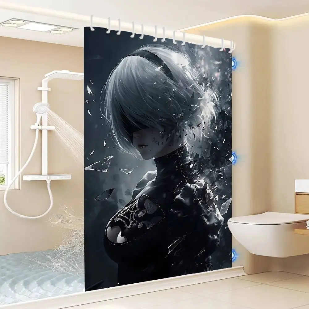 Must Buy Nier Automata Anime Modern  Shower Curtain