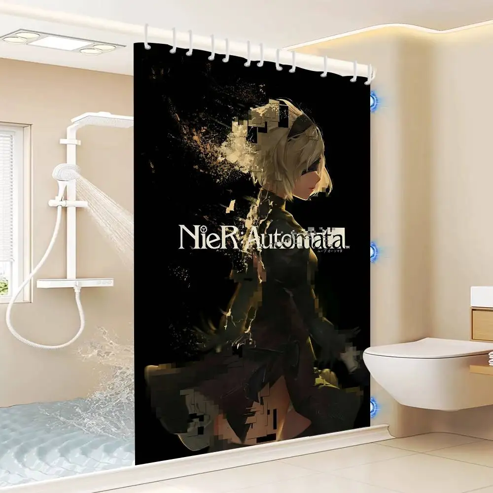 New Design Nier Automata 2B Shower Curtains