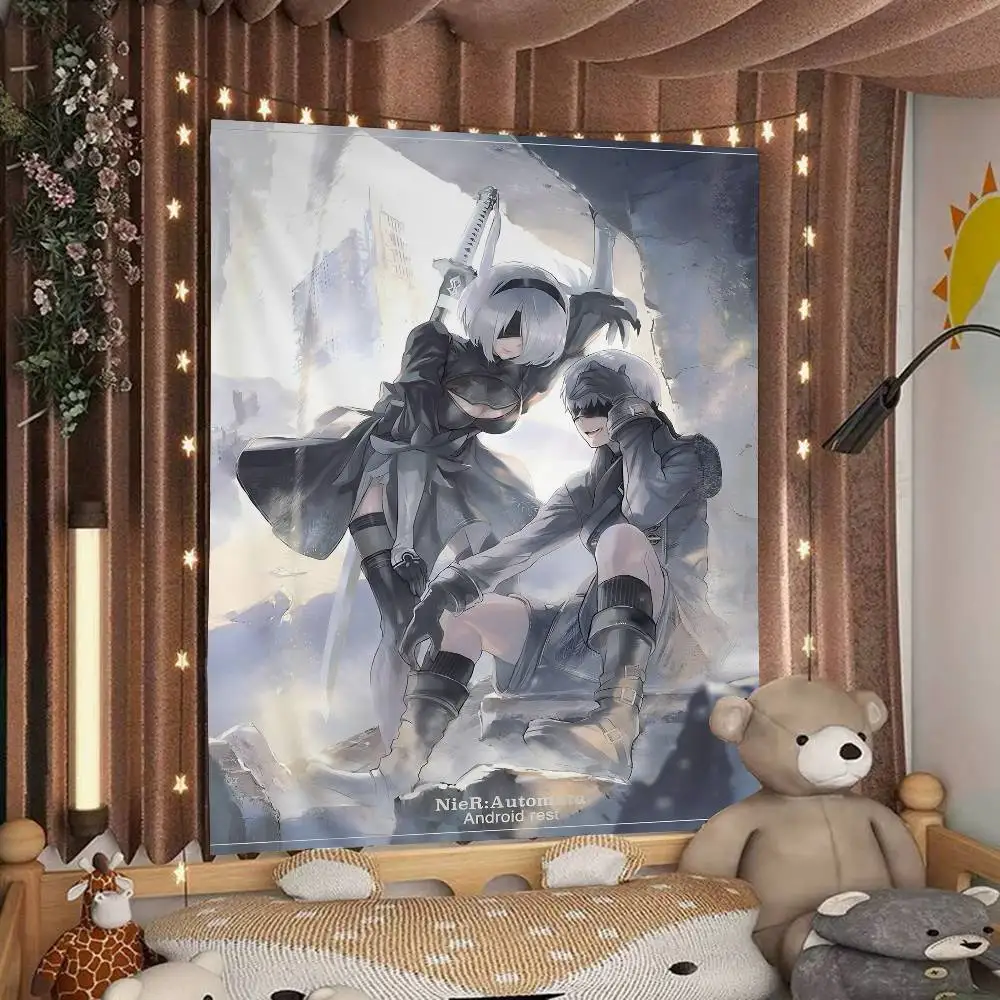 2B & 9A NieR Automata Tapestries