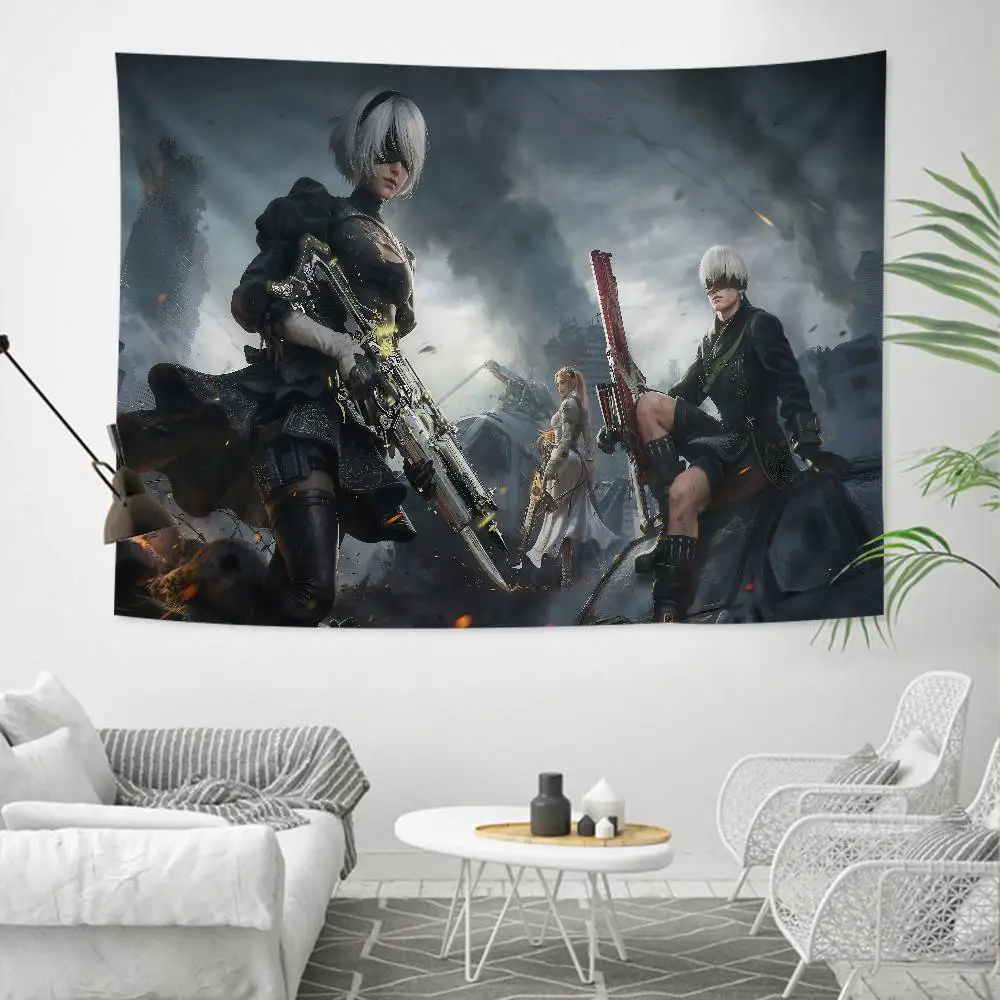 Best Selling NieR Automata Anime Tapestry