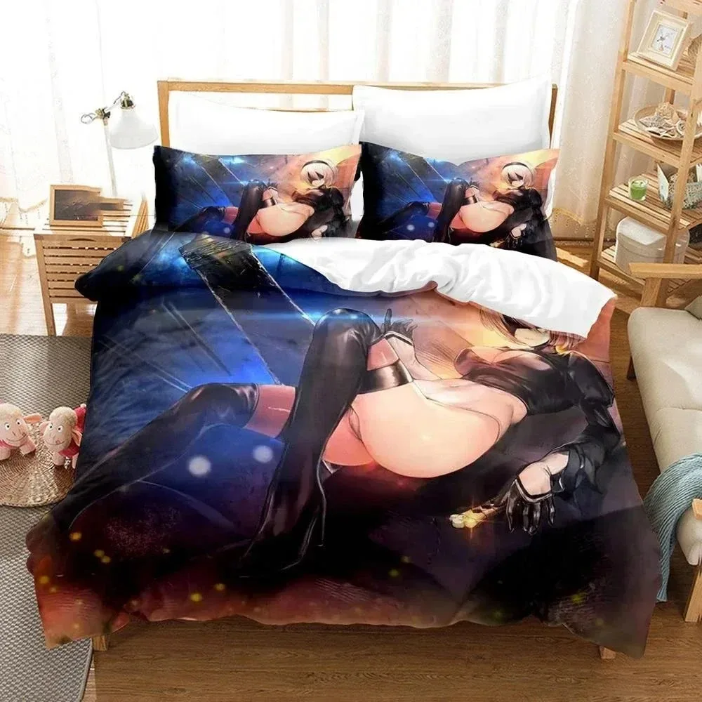 New NieR Automata YoRHa No.2 Type B 2B Bedding Set