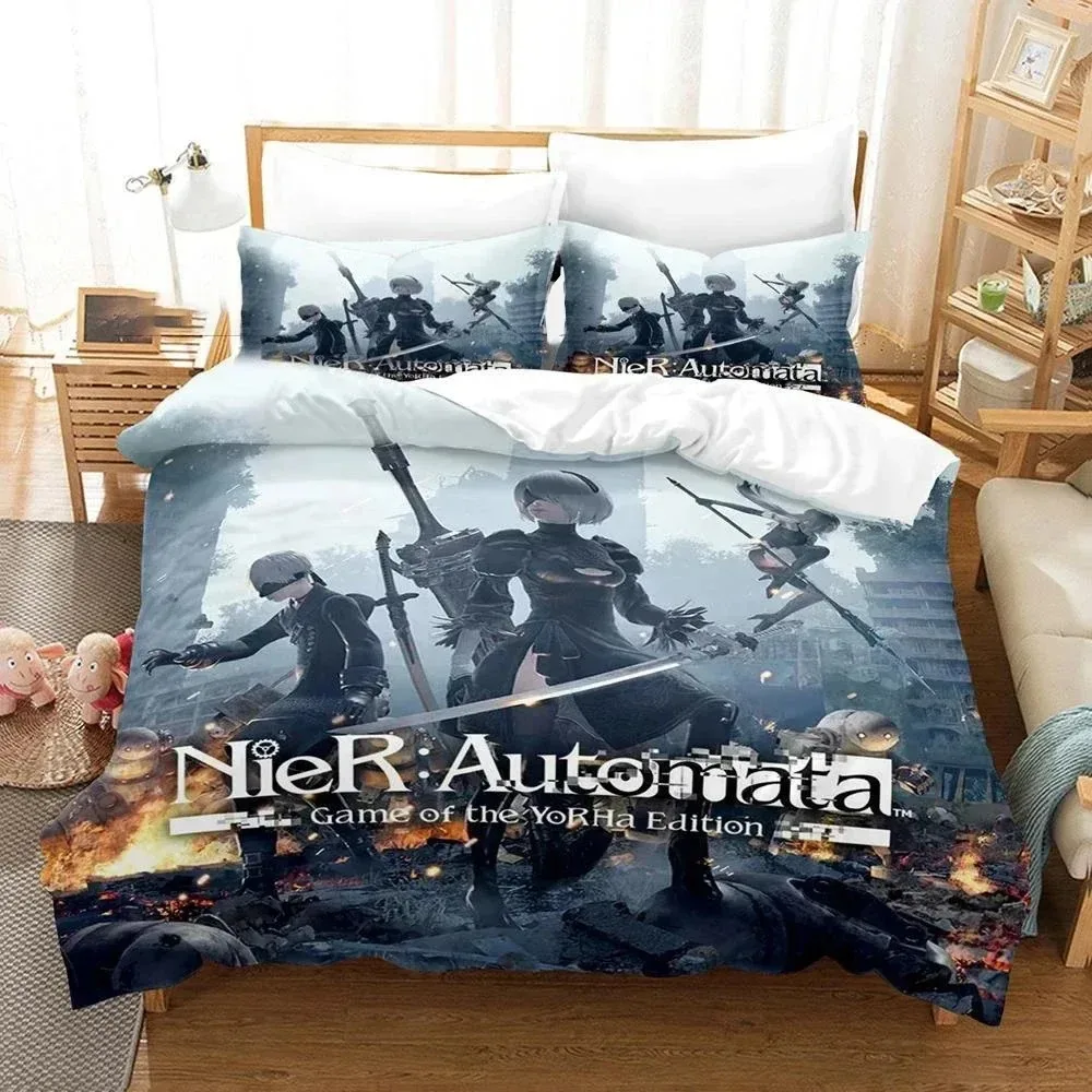 High Quality NieR Automata YoRHa No.2 Type B 2B Bedding Set