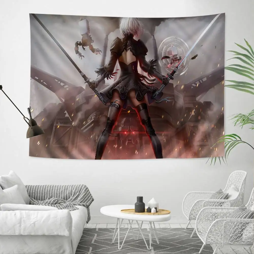 Must Have NieR Automata Anime Tapestry