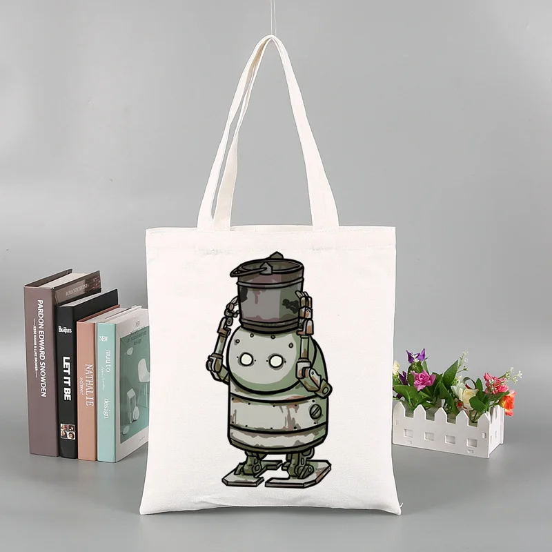 Draw Machine Lifeform NieR Automata Game Tote Bag