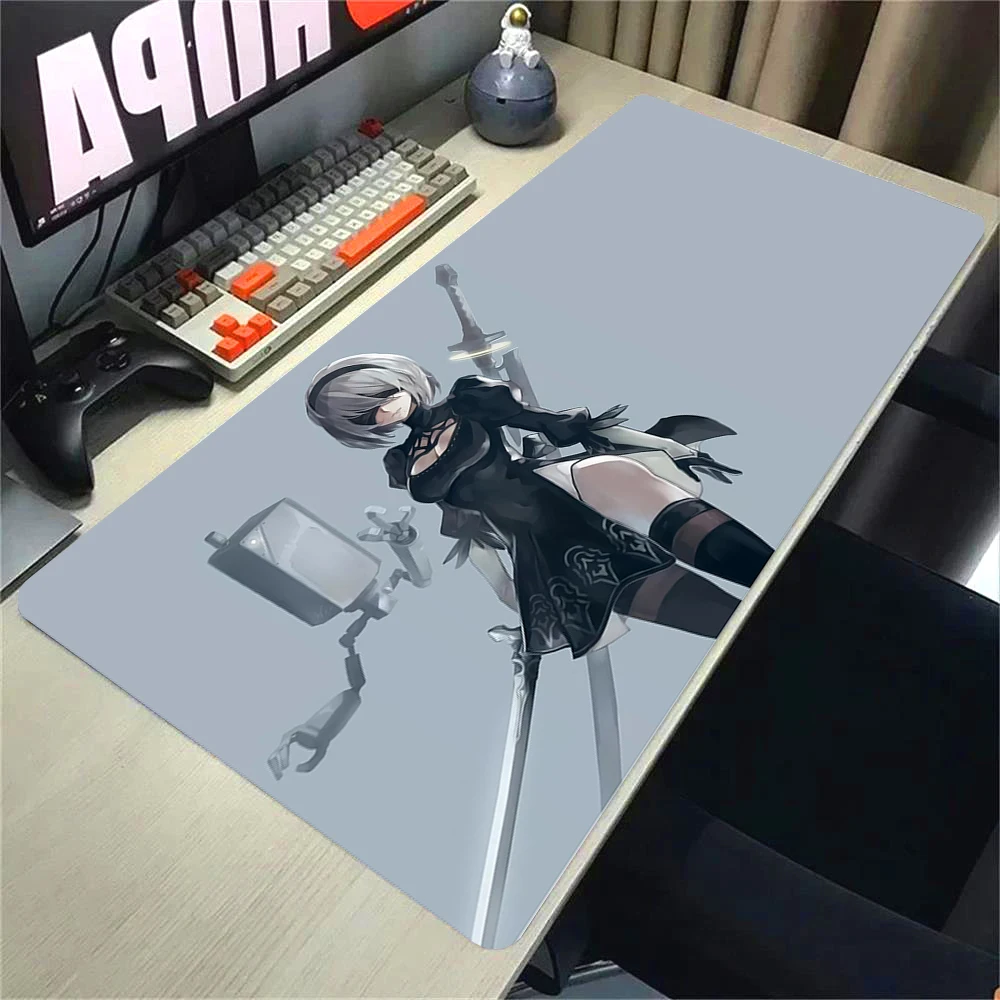 Grey Game NieR Automata Large Mouse Pad