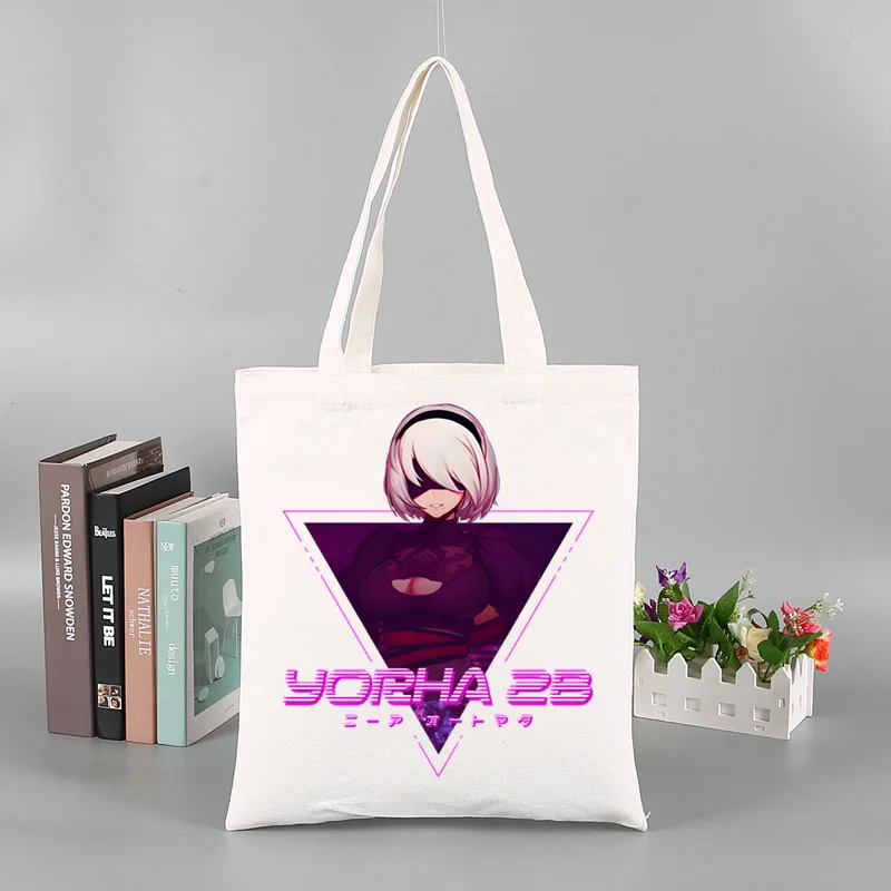 YORHA 2B NieR Automata Game Tote Bag