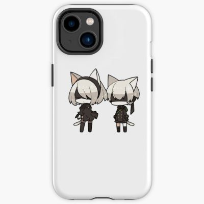 2B And 9S Chibi Cats Iphone Case