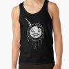 Emil White On Black Tank Top