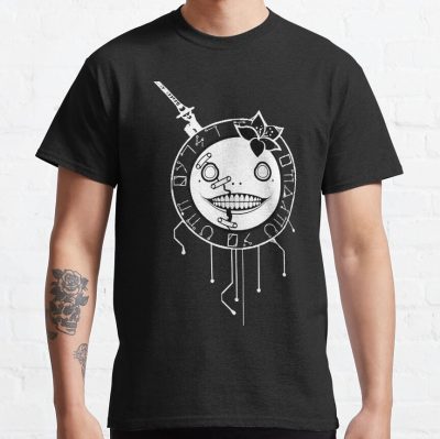 Emil White On Black T-shirt