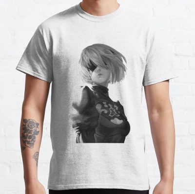 ssrcoclassic teemensfafafaca443f4786front altsquare product1000x1000.u1 5 - NieR: Automata Merch