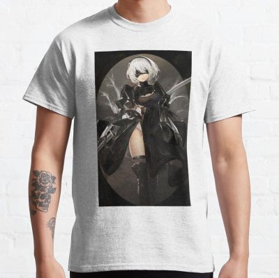 ssrcoclassic teemensfafafaca443f4786front altsquare product1000x1000.u1 6 - NieR: Automata Merch