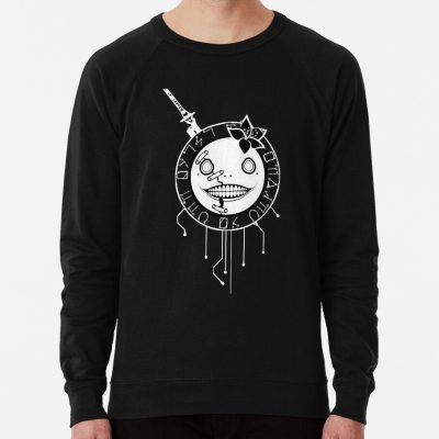 Emil White On Black Sweatshirt