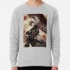 ssrcolightweight sweatshirtmensheather greyfrontsquare productx1000 bgf8f8f8 34 - NieR: Automata Merch