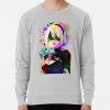 ssrcolightweight sweatshirtmensheather greyfrontsquare productx1000 bgf8f8f8 35 - NieR: Automata Merch