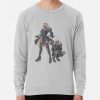 ssrcolightweight sweatshirtmensheather greyfrontsquare productx1000 bgf8f8f8 41 - NieR: Automata Merch