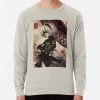 ssrcolightweight sweatshirtmensoatmeal heatherfrontsquare productx1000 bgf8f8f8 34 - NieR: Automata Merch