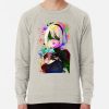 ssrcolightweight sweatshirtmensoatmeal heatherfrontsquare productx1000 bgf8f8f8 35 - NieR: Automata Merch