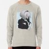 ssrcolightweight sweatshirtmensoatmeal heatherfrontsquare productx1000 bgf8f8f8 54 - NieR: Automata Merch