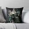 Butterflies And Garden Throw Pillow