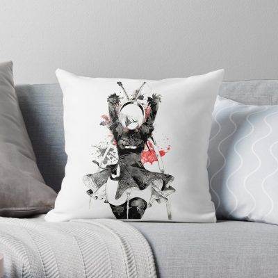 2B Ink 1 Throw Pillow
