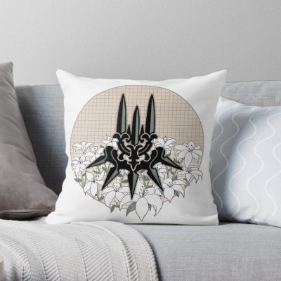Yorha With Lunar Tears Throw Pillow