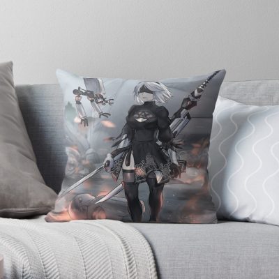 Nier Automata Throw Pillow