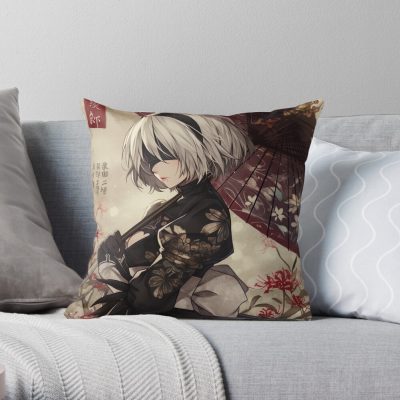 Traditional 2B Throw Pillow
