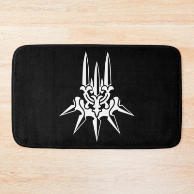 Nier Automata Yorha Symbol White Bath Mat