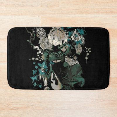Butterflies And Garden Bath Mat