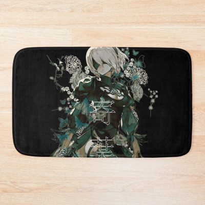 Butterflies And Garden Bath Mat